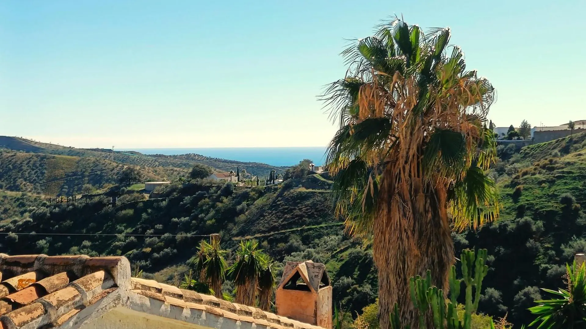 Casa Medina - Private Villa With Terrace And Sea View, 25 Minutes From Malaga Moclinejo 0*,