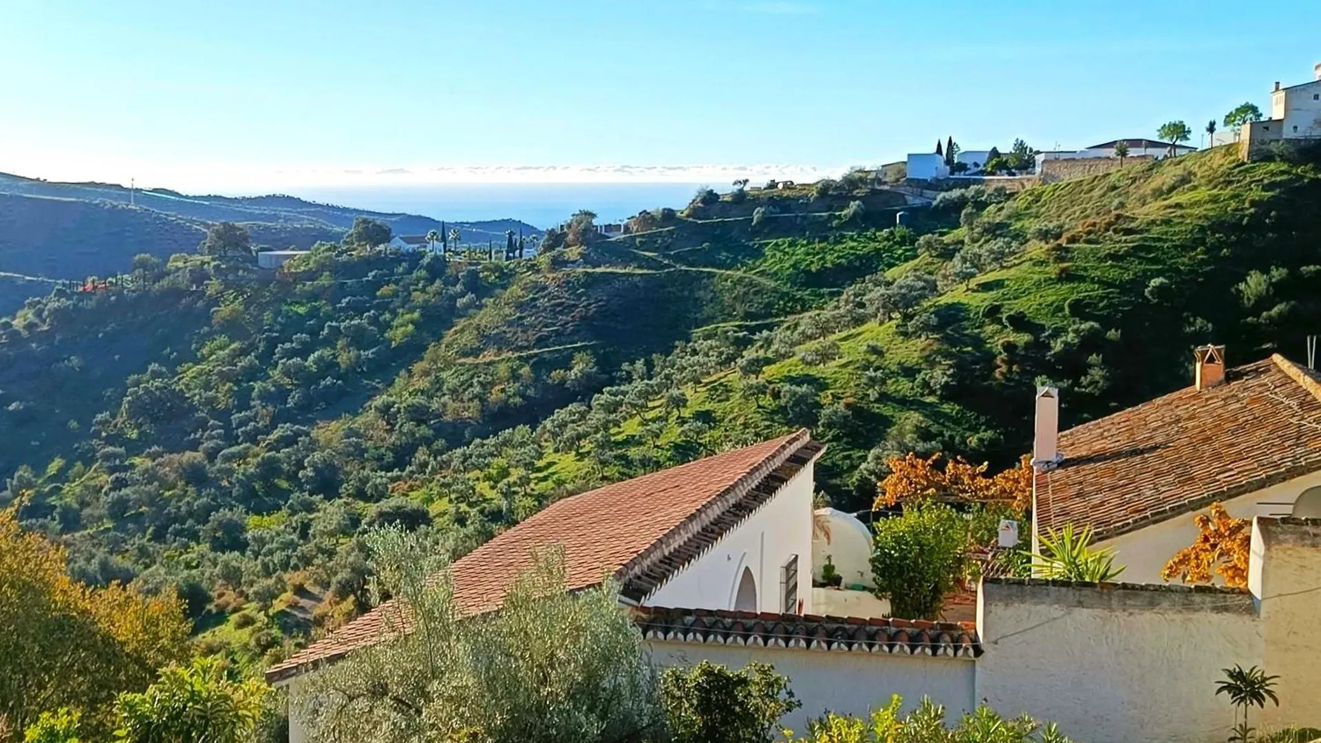 Casa Medina - Private Villa With Terrace And Sea View, 25 Minutes From Malaga Moclinejo Сasa de vacaciones