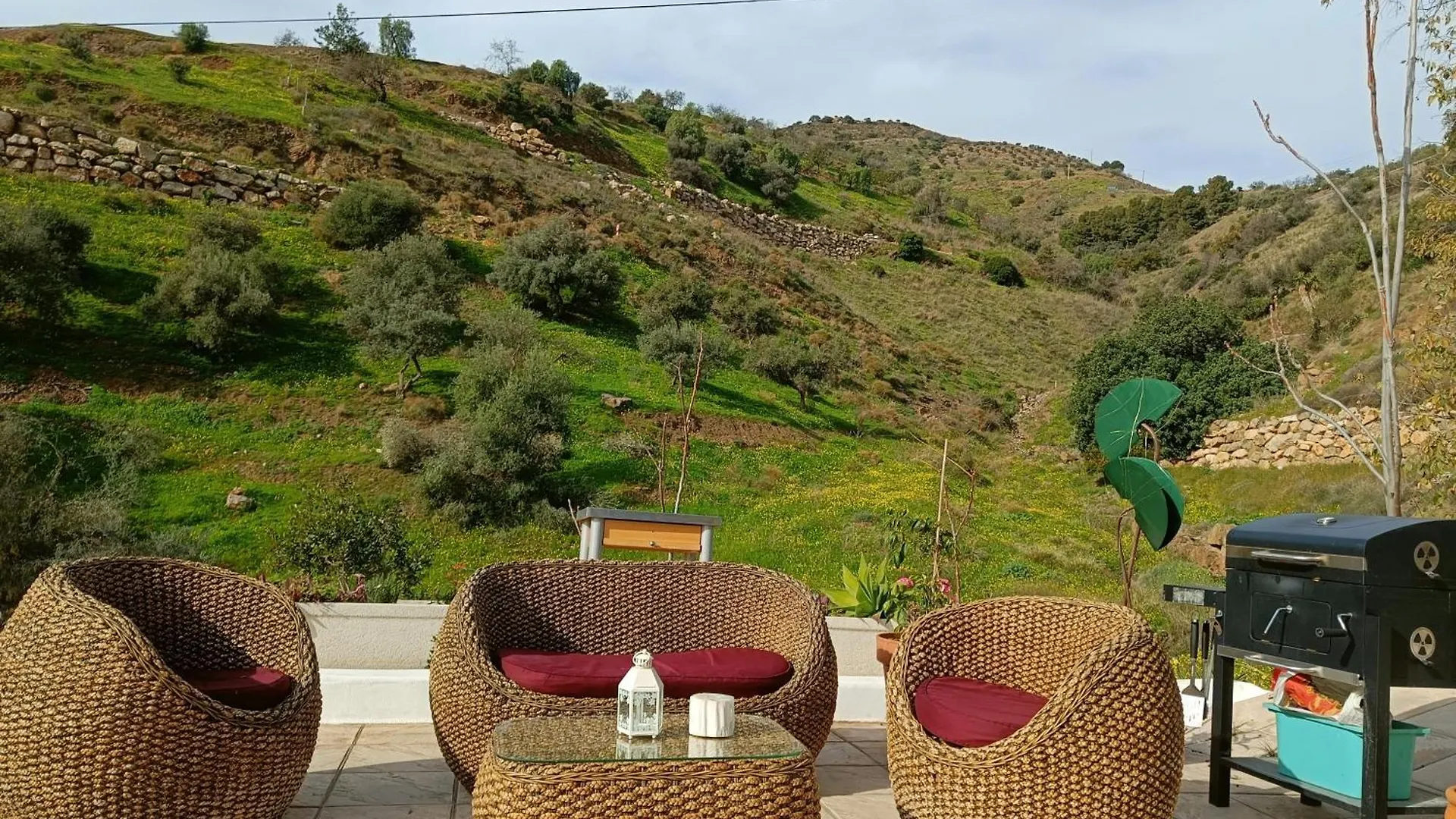 Casa Medina - Private Villa With Terrace And Sea View, 25 Minutes From Malaga Moclinejo