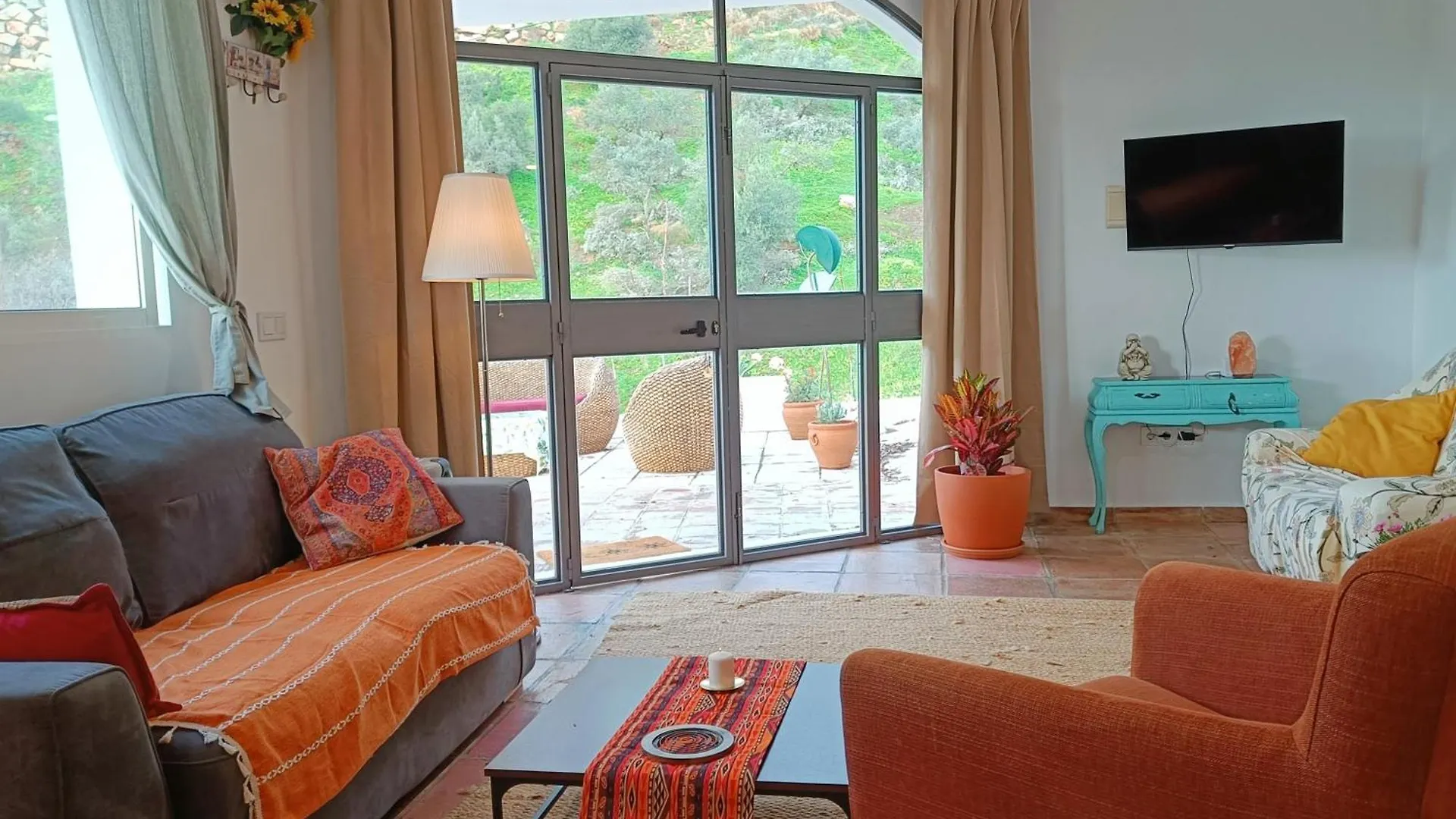 Сasa de vacaciones Casa Medina - Private Villa With Terrace And Sea View, 25 Minutes From Malaga Moclinejo