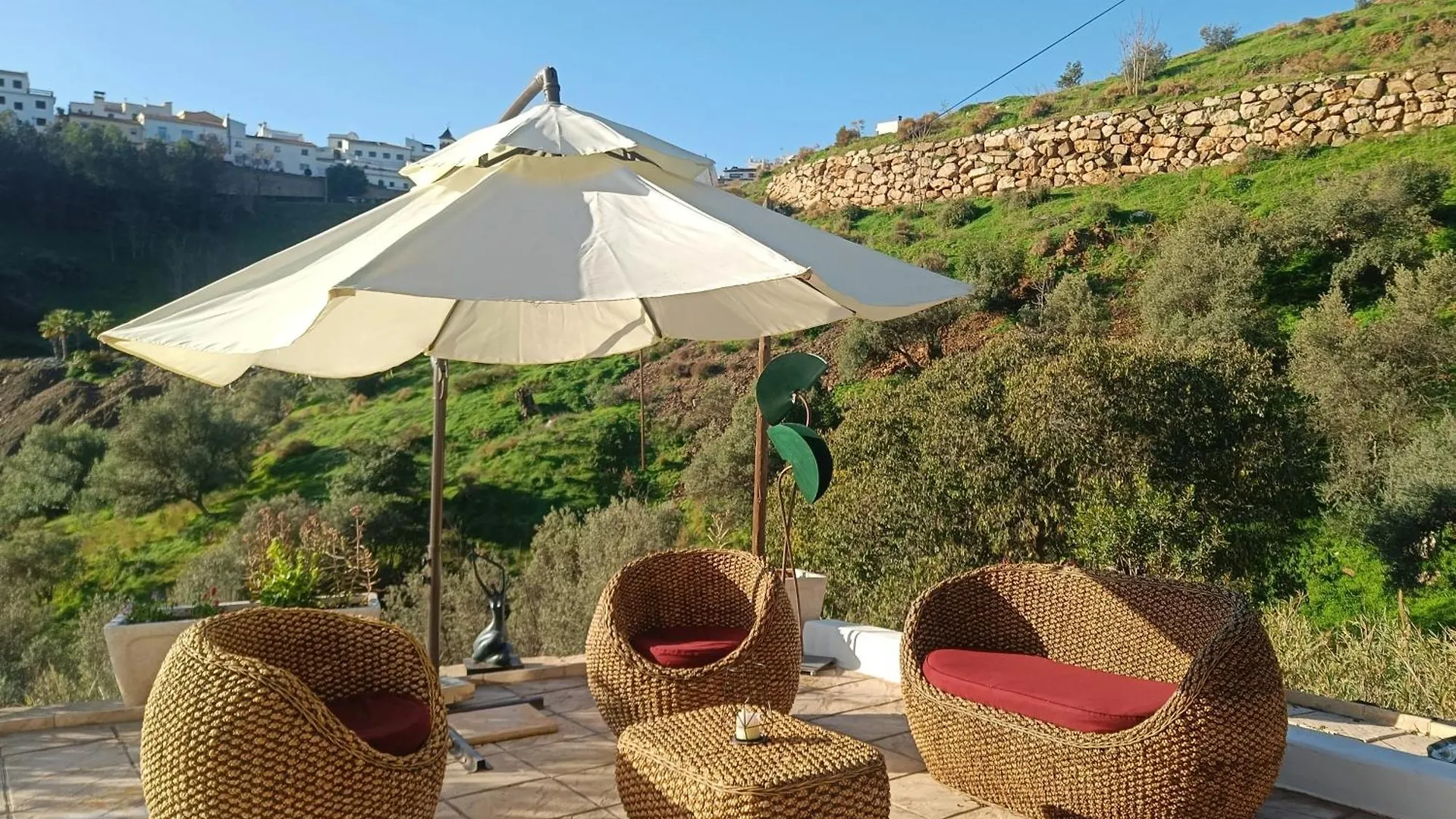 Casa Medina - Private Villa With Terrace And Sea View, 25 Minutes From Malaga Moclinejo Feriehus